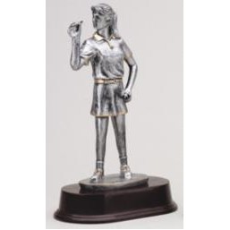 Female Darts Award w/Gold Trim