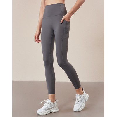High-Waist Tummy Control Yoga Leggings With Pockets