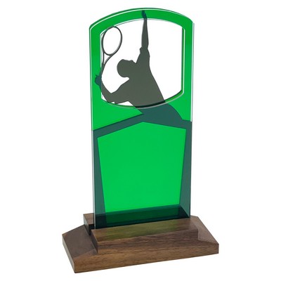 Tennis – Men's Award Natural Wood Base