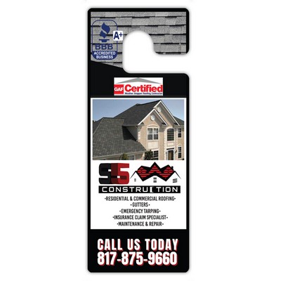 Custom Door hangers 4.25" x 11" Full Color Doorhangers Print 1 Side