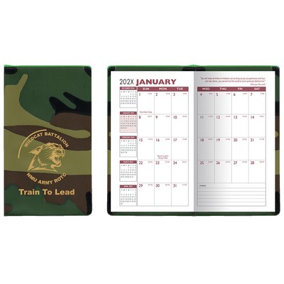 Camouflage Monthly Pocket Planner
