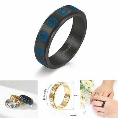 Anxiety Ring Smiley Face