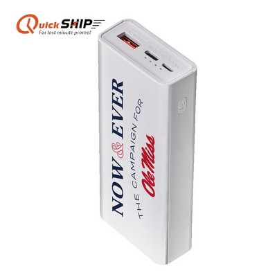 Natchez Premier QuickCharge Powerbank with Custom Imprint