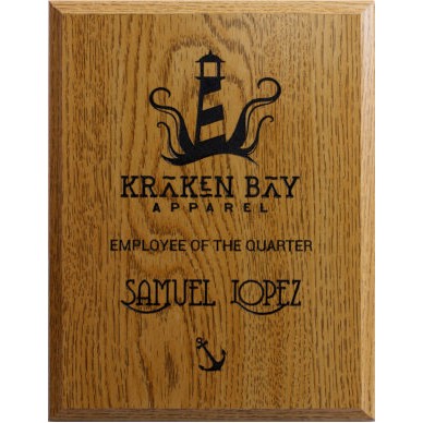 Oak Plaque (6"x8")