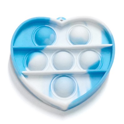 Heart Shape Rainbow Push Bubble