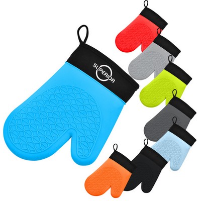 Oven Mitts Silicone Heat Resistant