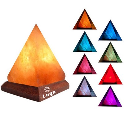 3.5" Pyramid-Shaped Salt Lamp