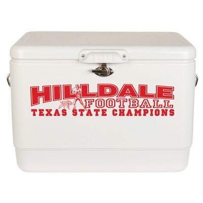 54-Quart Coleman® Steel Belted® Cooler - painted white