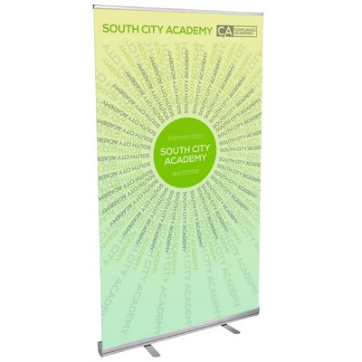 Advantage Retractable Banner - 48" Poly Film, Full Color