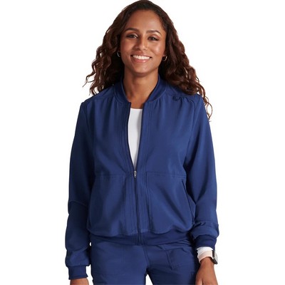 Cherokee® Women's Cherokee By Cherokee Zip Front Bomber Jacket
