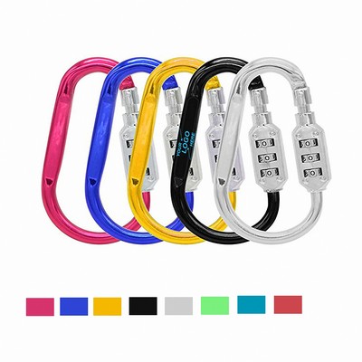 Heavy Duty Aluminum Locking Carabiner Clip