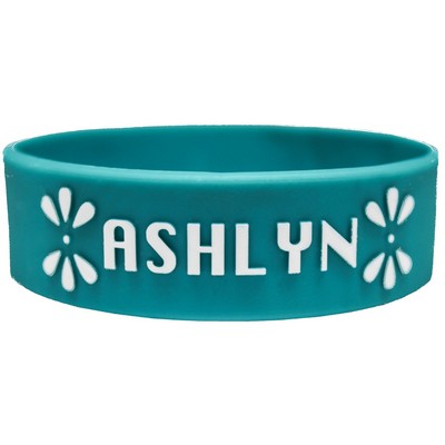 1" Embossed Printed Wristbands