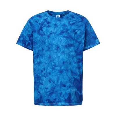 COLORTONE® Short Sleeve Tie-Dye Youth Crystal Wash T-Shirt