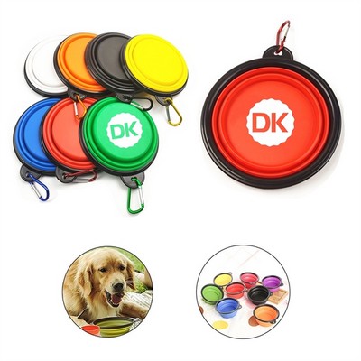 Silicone Pet Collapsible Bowl