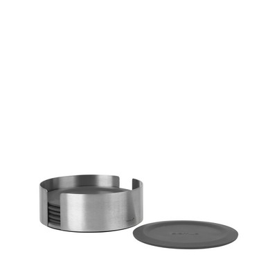 blomus Lareto Magnet Gray Coaster Set