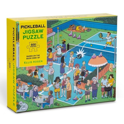 Pickleball Jigsaw Puzzle (500-Piece Jigsaw Puzzle Based on the Book Dink! (