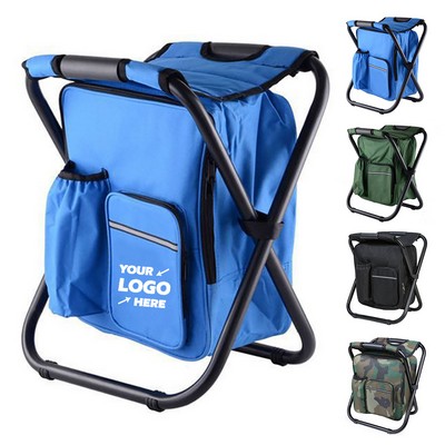 Folding Backpack Cooler Chair