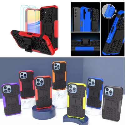 iBank ® Shockproof Case compatible with Galaxy A14/A15/A16/S25/S24/S23 + Screen Protector