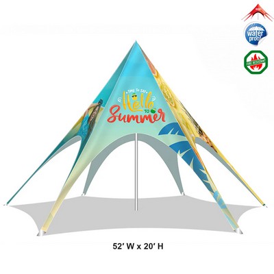 52ftx20' Single Pole Star Tent