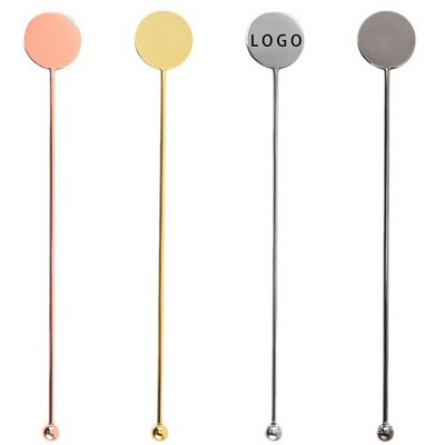 Premium Stainless Steel Round Disc Stirring Rod