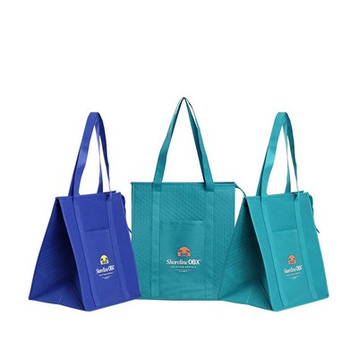 Non-Woven Fabric Insulated Aluminum Foil Lunch Cooler Bag