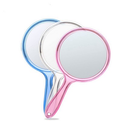 Portable Plastic Mirror with Handle