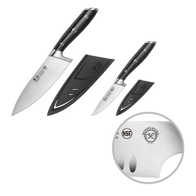 Cangshan 2-Piece ALPS Series Starter Set w/Sheaths - Black