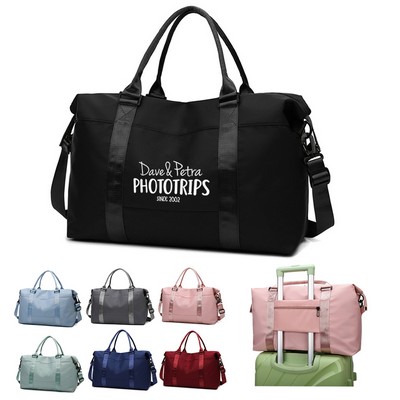 Water-resistant Gym Travel Duffel Bag