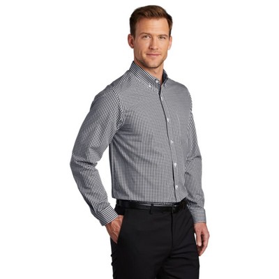 Port Authority® Broadcloth Gingham Easy Care Shirt