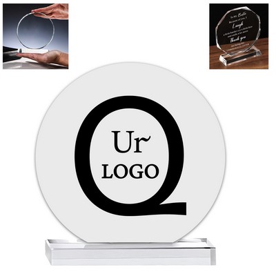 Round Acrylic Award 4.7" Diam