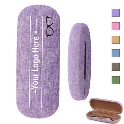 Custom Fabric Metal Eyeglass Case