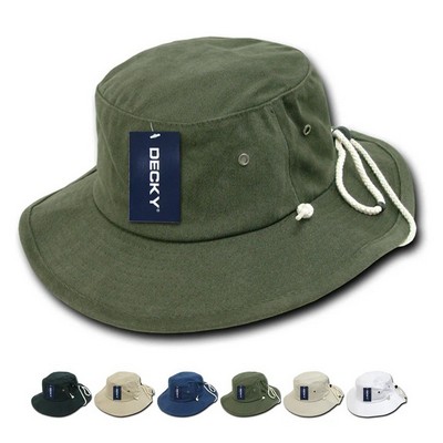 Decky Structured Cotton Australian Bucket Hat (Lot of 6)