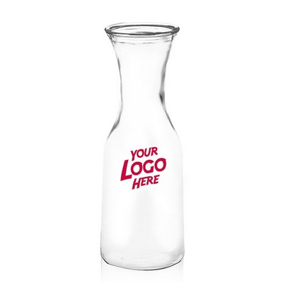 Clear Glass Carafes 34 oz