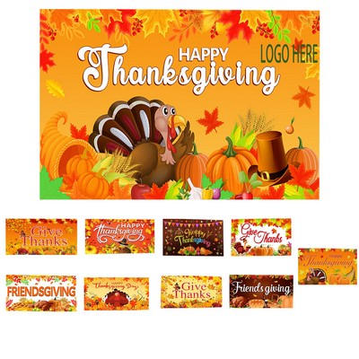 Polyester Thanksgiving Decorative Background Cloth