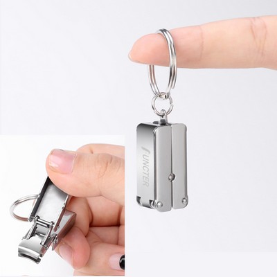 Mini Stainless Steel Nail Cutters Keychain
