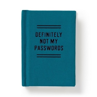 Definitely Not My Passwords Tiny Diary