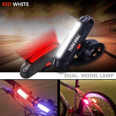 White Red LED Flashlight Lamp