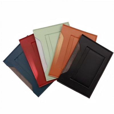 Modern PU Leather Passport Organizer with Card Slots