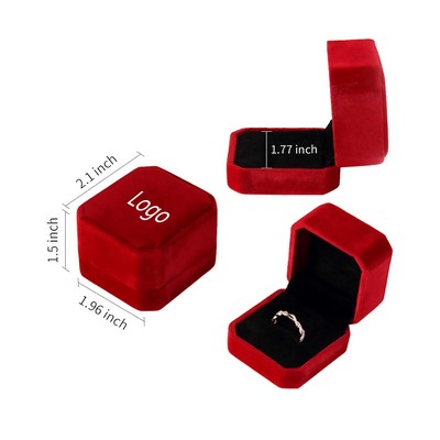 Velvet Ring Jewelry Storage Box