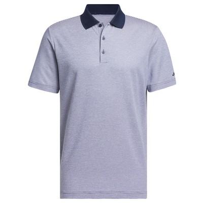 Adidas® Ottoman Stripe Golf Polo Shirt