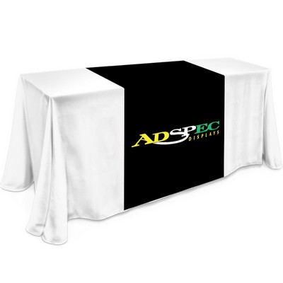 28" Table Runner (28"w x 88"l) with 3 Color Thermal Imprint