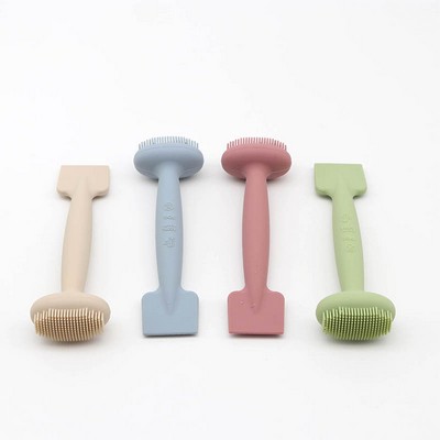 Double Head Silicone Facial Mask Brush