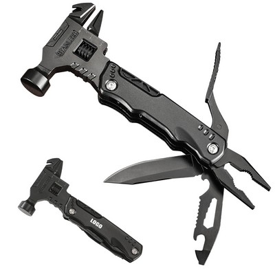 Versatile Multi Claw Hammer Tool with Pliers Wrench