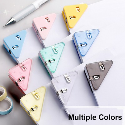 Triangle Book Corner Paper Clip Book Clips Prevent Books From Curling Clip Bookmark