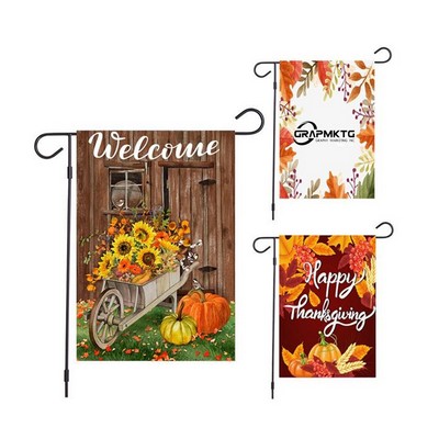 Thanksgiving Decorations Fall Garden Yard Flags