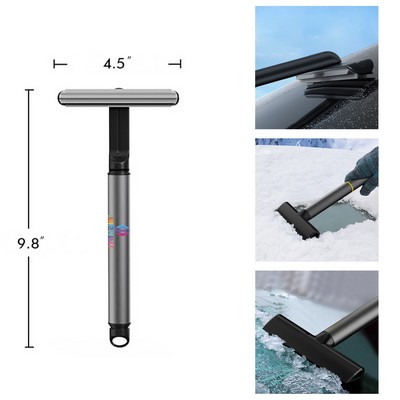 Ice Scraper with Detachable Window Squeegee