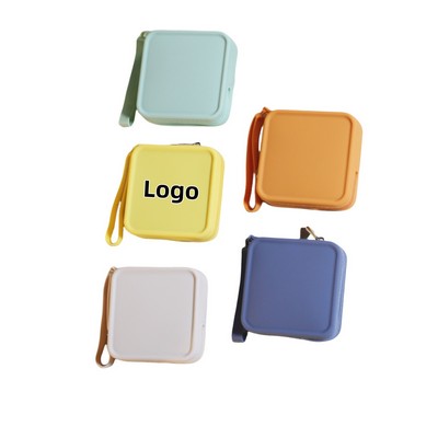 Portable Multi Purpose Silicone Zipper Bag Organizer Purse