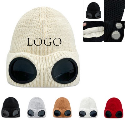 2-In-1 Windproof Goggles And Ski Cap