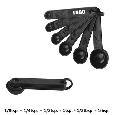 6-in-1 Measuring Spoon Set with Volume Markings for Easy Use