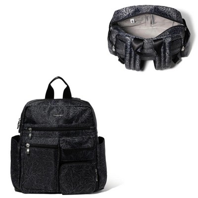 Baggallini® Modern Excursion Backpack - Midnight Blossom Black